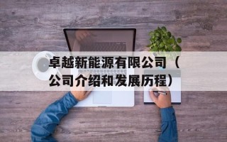 卓越新能源有限公司（公司介绍和发展历程）