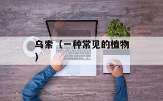 乌索（一种常见的植物）