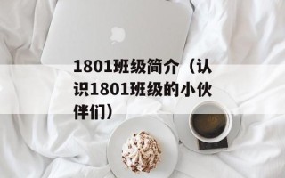 1801班级简介（认识1801班级的小伙伴们）