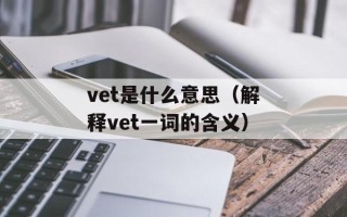 vet是什么意思（解释vet一词的含义）
