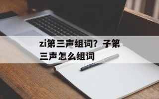 zi第三声组词？子第三声怎么组词