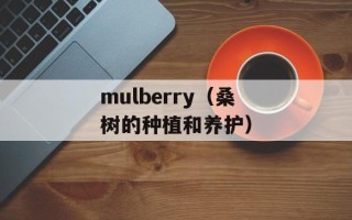 mulberry（桑树的种植和养护）