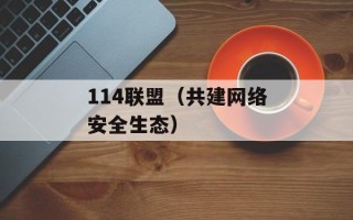 114联盟（共建网络安全生态）