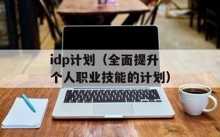 idp计划（全面提升个人职业技能的计划）