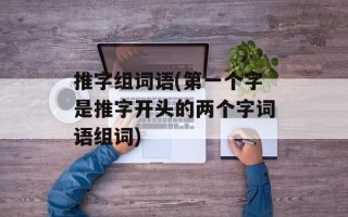 推字组词语(第一个字是推字开头的两个字词语组词)