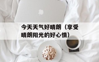 今天天气好晴朗（享受晴朗阳光的好心情）