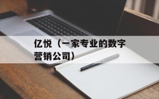 亿悦（一家专业的数字营销公司）