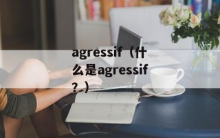 agressif（什么是agressif？）