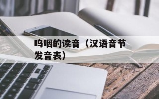 呜咽的读音（汉语音节发音表）