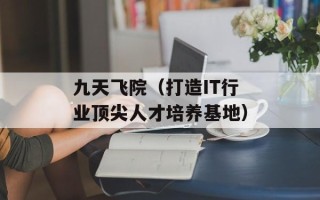 九天飞院（打造IT行业顶尖人才培养基地）