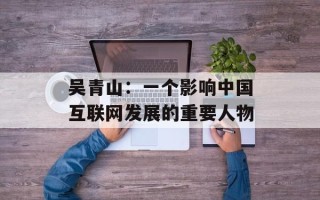 吴青山：一个影响中国互联网发展的重要人物