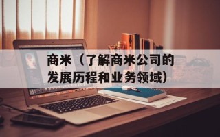 商米（了解商米公司的发展历程和业务领域）