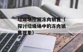 垃圾场挖掘冻肉销售（探讨垃圾场中的冻肉销售现象）