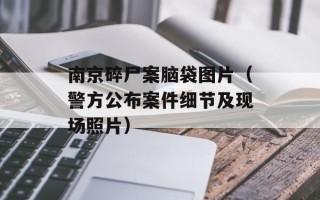 南京碎尸案脑袋图片（警方公布案件细节及现场照片）