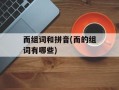 而组词和拼音(而的组词有哪些)
