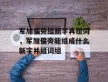 军加偏旁组新字再组词，军加偏旁能组成什么新字并组词组