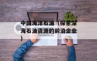 中国海洋石油（探索深海石油资源的前沿企业）