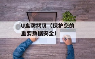 U盘防拷贝（保护您的重要数据安全）