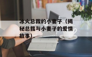 冰火总裁的小妻子（揭秘总裁与小妻子的爱情故事）