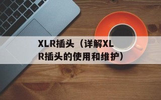 XLR插头（详解XLR插头的使用和维护）
