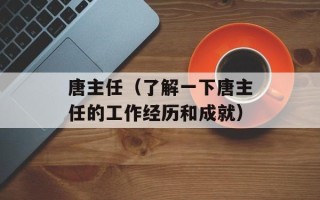 唐主任（了解一下唐主任的工作经历和成就）