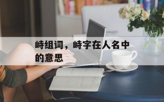 峙组词，峙字在人名中的意思