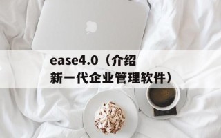 ease4.0（介绍新一代企业管理软件）