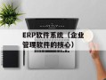 ERP软件系统（企业管理软件的核心）