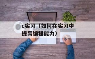 c实习（如何在实习中提高编程能力）
