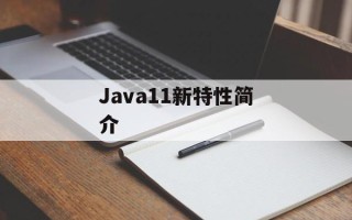 Java11新特性简介