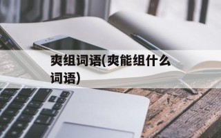爽组词语(爽能组什么词语)