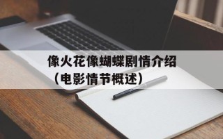 像火花像蝴蝶剧情介绍（电影情节概述）