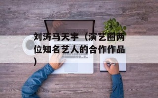 刘涛马天宇（演艺圈两位知名艺人的合作作品）
