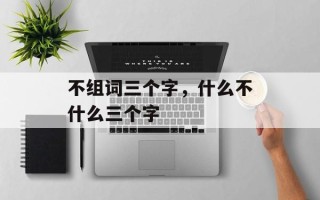 不组词三个字，什么不什么三个字