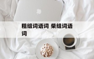 粗组词语词 柴组词语词