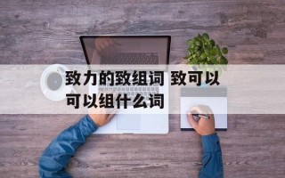 致力的致组词 致可以可以组什么词