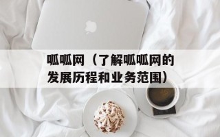 呱呱网（了解呱呱网的发展历程和业务范围）