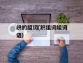 织的组词(织组词组词语)