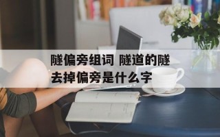 隧偏旁组词 隧道的隧去掉偏旁是什么字