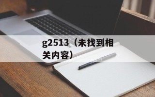 g2513（未找到相关内容）