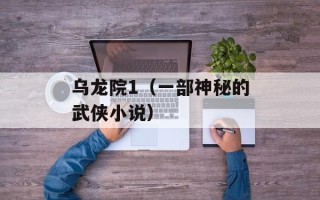 乌龙院1（一部神秘的武侠小说）