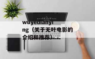 wuyedianying（关于无叶电影的介绍和推荐）
