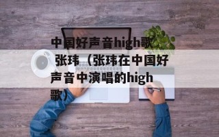 中国好声音high歌 张玮（张玮在中国好声音中演唱的high歌）