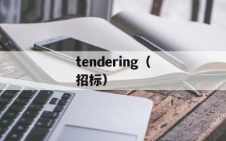 tendering（招标）