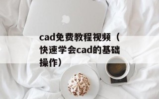 cad免费教程视频（快速学会cad的基础操作）