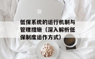 低保系统的运行机制与管理措施（深入解析低保制度运作方式）