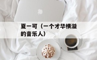 夏一可（一个才华横溢的音乐人）