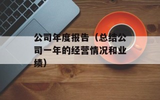 公司年度报告（总结公司一年的经营情况和业绩）