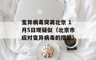 变异病毒突袭北京 1月5日现疑似（北京市应对变异病毒的措施）
