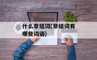 什么非组词(非组词有哪些词语)